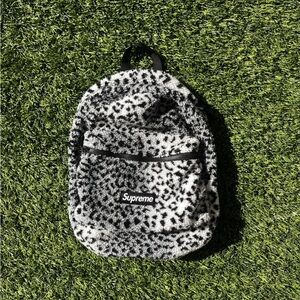 Supreme Leopard Print Backpack